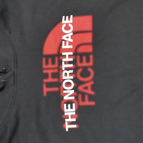 The North Face Women's  Coordinates Logo Crop Hoodie Black size XL - Picture 3 of 8